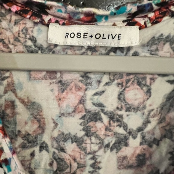 Rose+Olive Top. - Picture 5 of 5